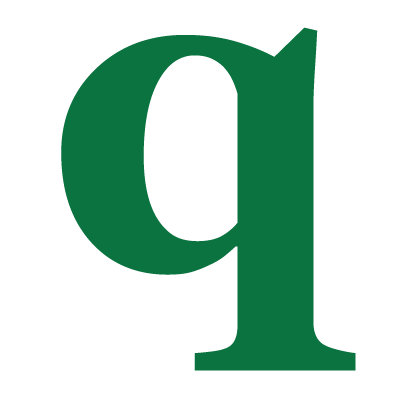 Avalisa Letter - Lower Case 'q' Stretched Wall Art