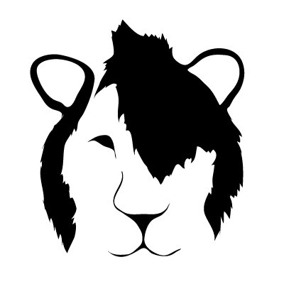 Avalisa Animal Face - Punk Lion Stretched Wall Art