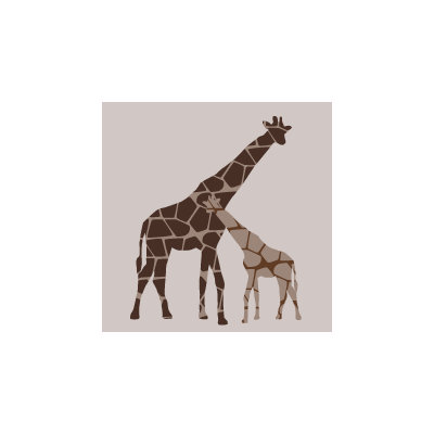 Avalisa Animal - Reticulated Giraffe Stretched Wall Art