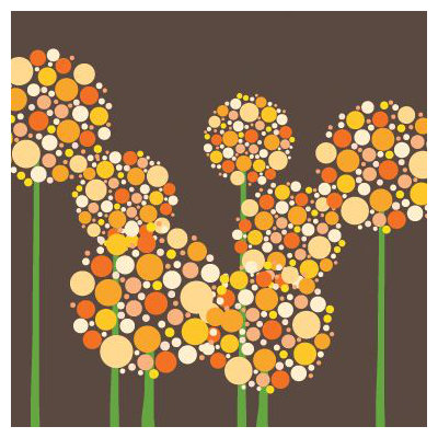 Avalisa Imagination - Allium Stretched Wall Art