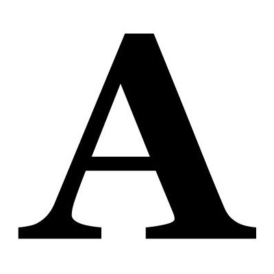 Avalisa Letter - Upper Case 'A' Stretched Wall Art