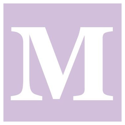 Avalisa Letter - Upper Case 'M' Stretched Wall Art