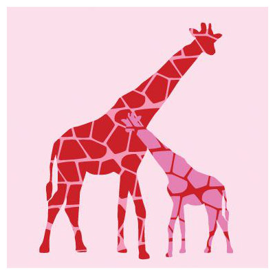 Avalisa Animal - Reticulated Giraffe Stretched Wall Art