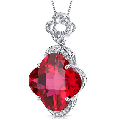 Oravo Lilly Cut Gemstone Pendant