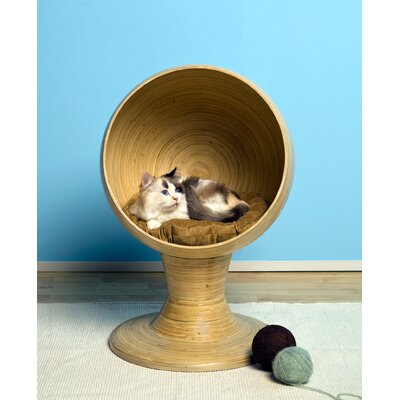 refined feline kitty ball bed