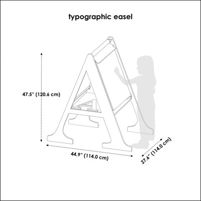 Tambino Typographic Easel