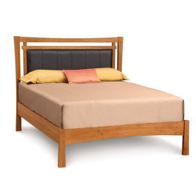 Monterey Upholstered Microsuede Panel Bed by Copeland Furniture -image