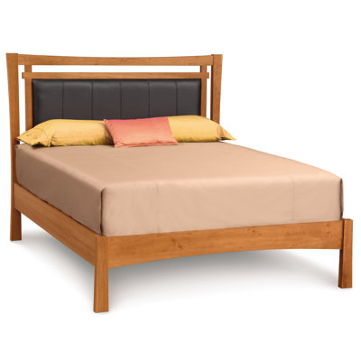 Monterey Upholstered Leather Panel Bed by Copeland Furniture -image