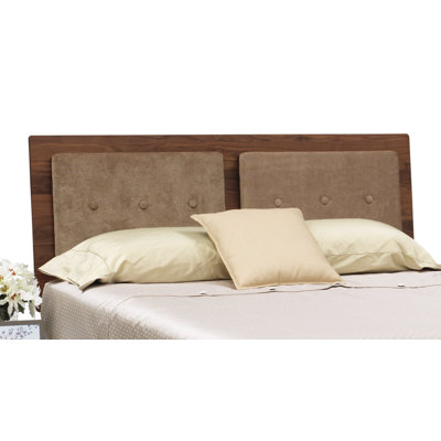 Mimo Bed with Tufted Upholstered Fabric Headboard by Copeland Furniture -image