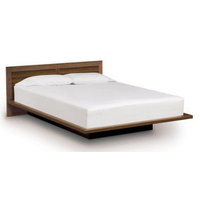 Moduluxe Bed with Low Louvered Headboard by Copeland Furniture -image