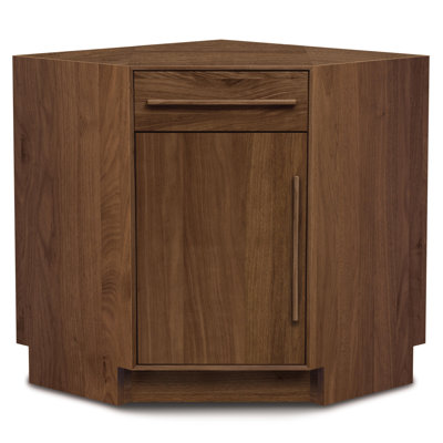 Moduluxe 1 Drawer over 1 Door Corner Chest by Copeland Furniture -image
