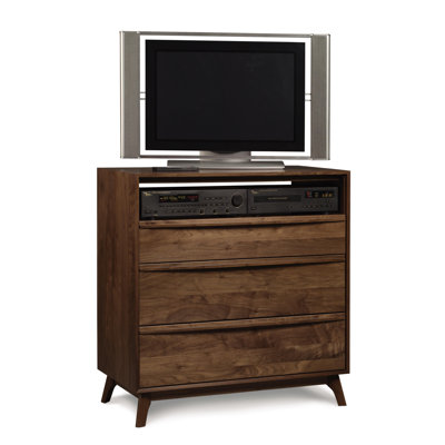 Catalina 3 Drawer Chest and Media Organizer by Copeland Furniture -image