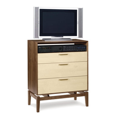 SoHo 3 Drawer Chest with Media Organizer by Copeland Furniture -image