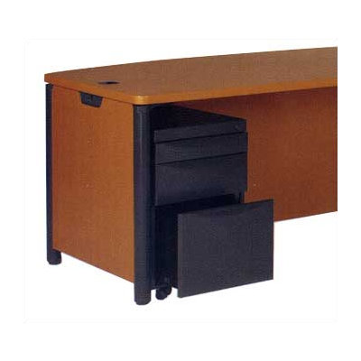 Virco Plateau Series 26 3/4" H Mobile Pedestal Unit