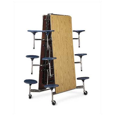 Virco Large 12 Stool Table with Sure Edge Finish  (17")