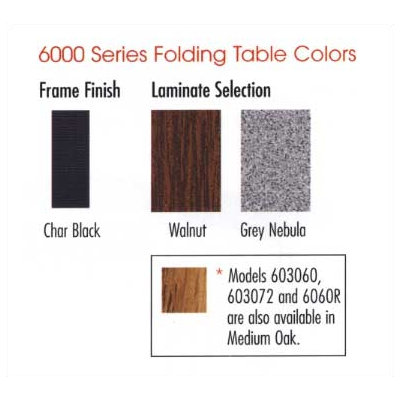 Virco 6000 Series Folding Table (18" x 96")
