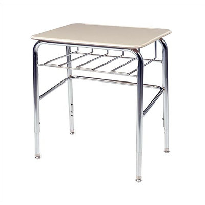 Virco Plastic Student Desk with Bookrack