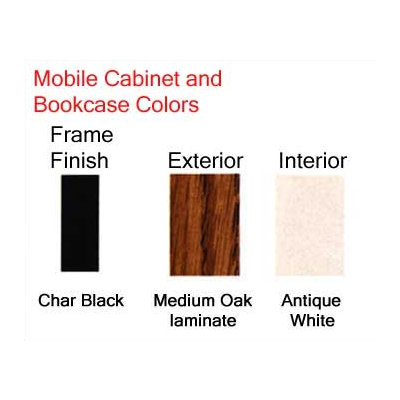Virco 36" H Steel Frame Bookcase with Laminated Surface
