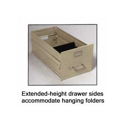 Virco Four-Drawer Vertical Legal File