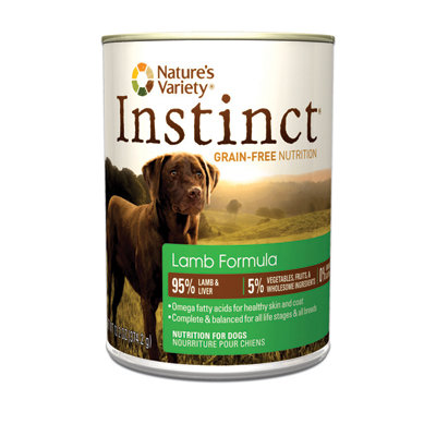 Nature's Variety Instinct Grain-Free Lamb Canned Dog Food