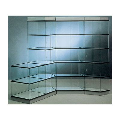 Peter Pepper CrystalMint&reg; Large Rectangle Modular Display Case and Lighting Set Kit