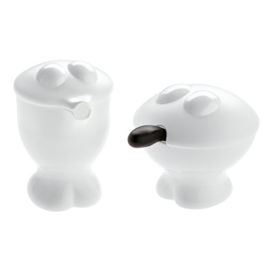 Koziol Mona and Lisa Sugar and Milk Set