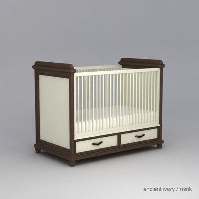 ducduc Georgian Crib and Changer Set