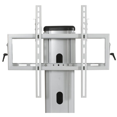 Balt Lumina 25" Flat Panel Stand in Brushed Metal