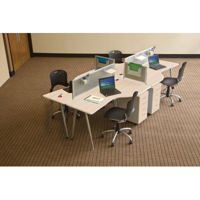 Balt IFlex L-Shape Writing Desk Office Suite