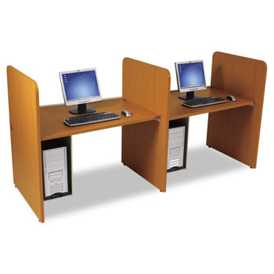 Balt Teak H Study Carrel Add On