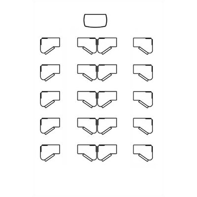 Balt Write Angle 39" W Workstation