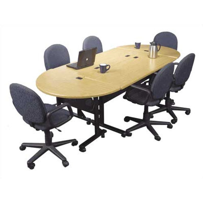 Balt l48" W Half-Round Flipper Table