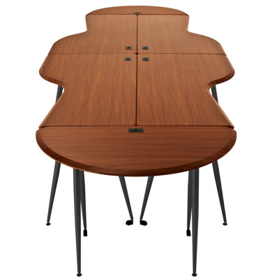 Balt iFlex Modular Writing Desking Small Half Round Table