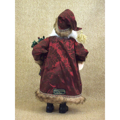 Karen Didion Originals Crakewood Wine and Friends Santa Claus Figurine
