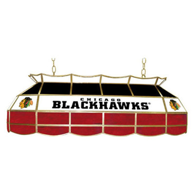 Trademark Global NHL 40" Stained Glass Lighting Fixture