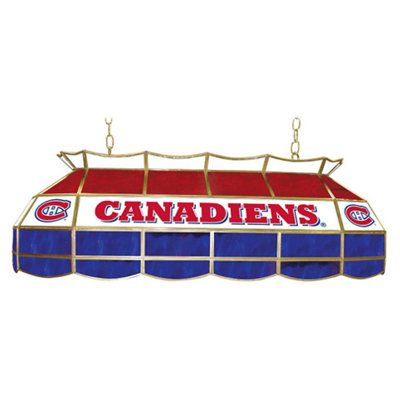 Trademark Global NHL 40" Stained Glass Lighting Fixture