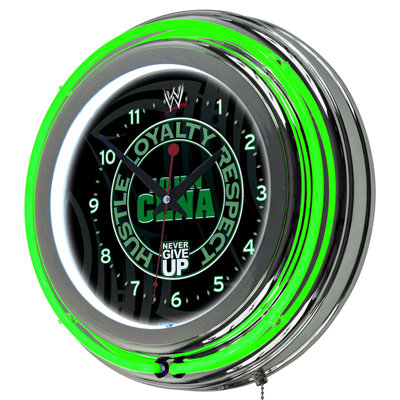 Trademark Global WWE Neon Clock