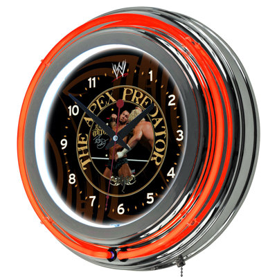 Trademark Global WWE Neon Clock