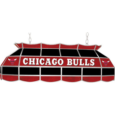 Trademark Global NBA 3 Light Tiffany Style Lamp