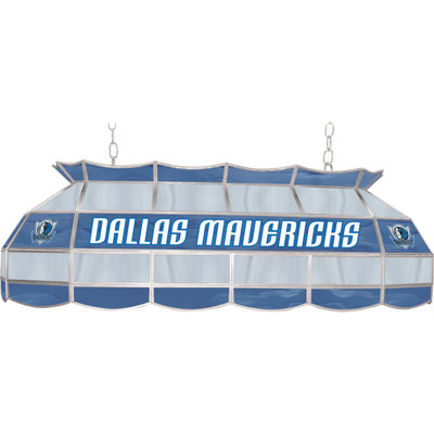 Trademark Global NBA 3 Light Tiffany Style Lamp