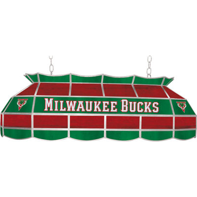 Trademark Global NBA 3 Light Tiffany Style Lamp