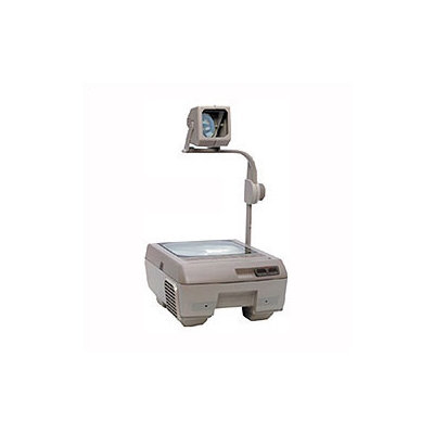 Buhl Closed Head Single Lens Overhead Projector (3000 lumens) with Fold Down Arm