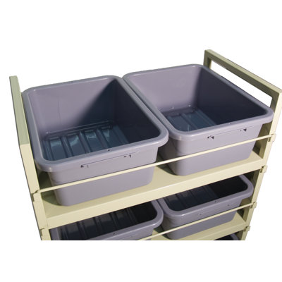 Buhl Metal Frame Bin Cart