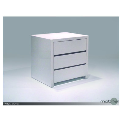 Blanche 3 Drawer Nightstand by Mobital -image