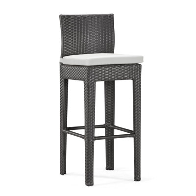 dCOR design Railay Outdoor Pub Chair in Dark Brown