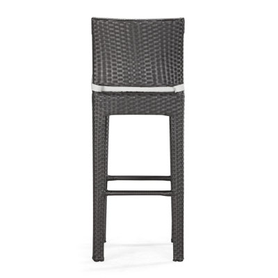 dCOR design Railay Outdoor Pub Table Set in Dark Brown