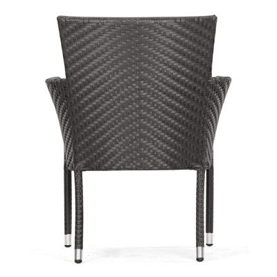 dCOR design Valtos Outdoor Dining Arm Chair with Cushion