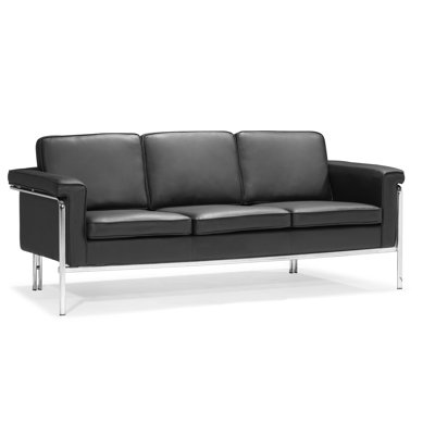 dCOR design Singular Leatherette Sofa