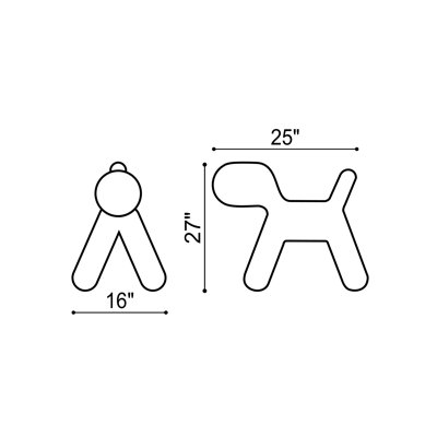 dCOR design Pup Kid's Novelty Chair
