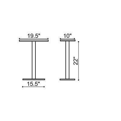 dCOR design Dawlish Console Table